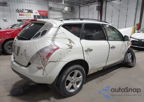 2005 Nissan Murano Sl из США, поврежденный, VIN JN8AZ08W15W423987